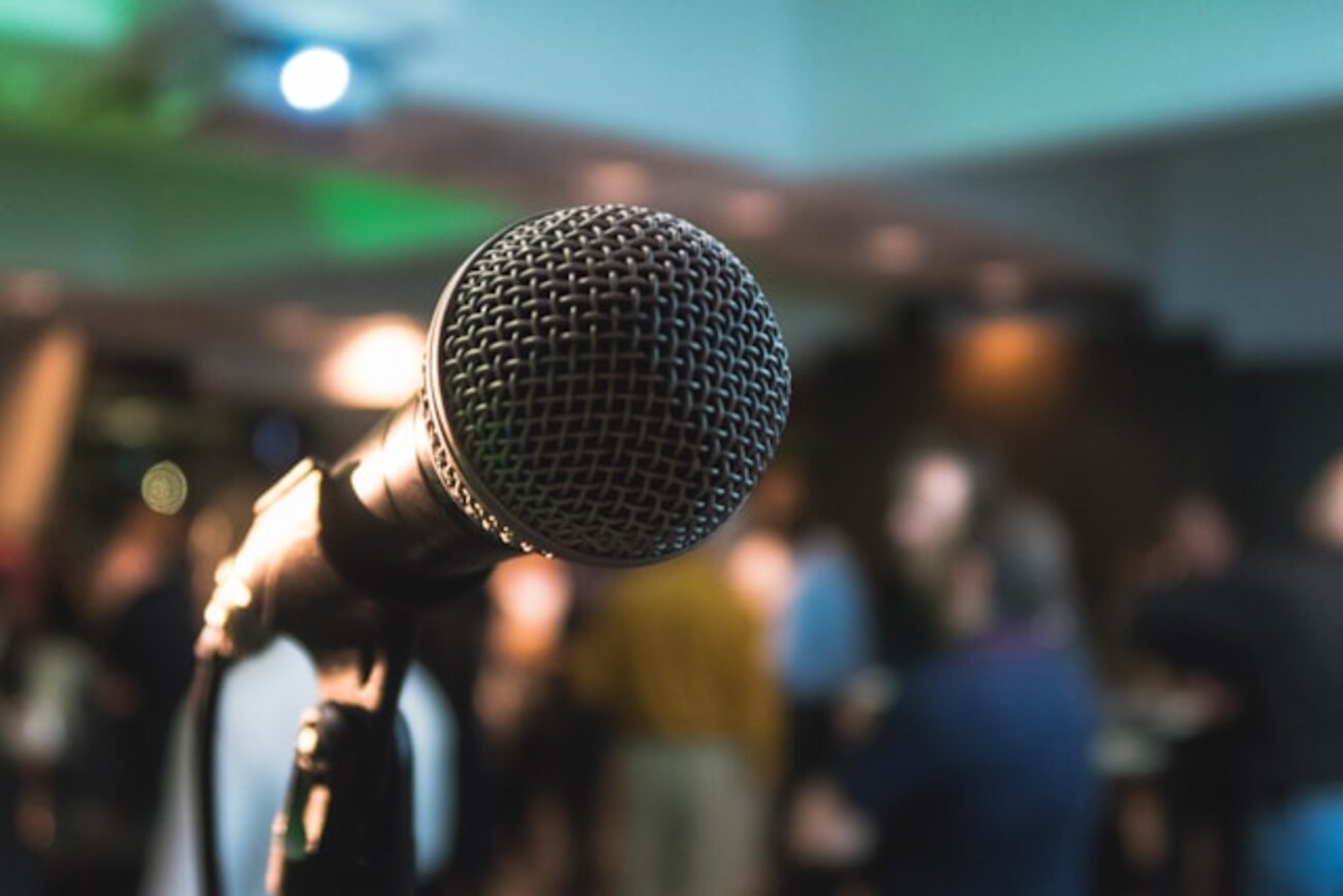 A speaking moment